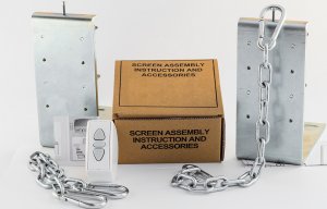 DELUXX Cinema Motorleinwand Maxi Zubehör